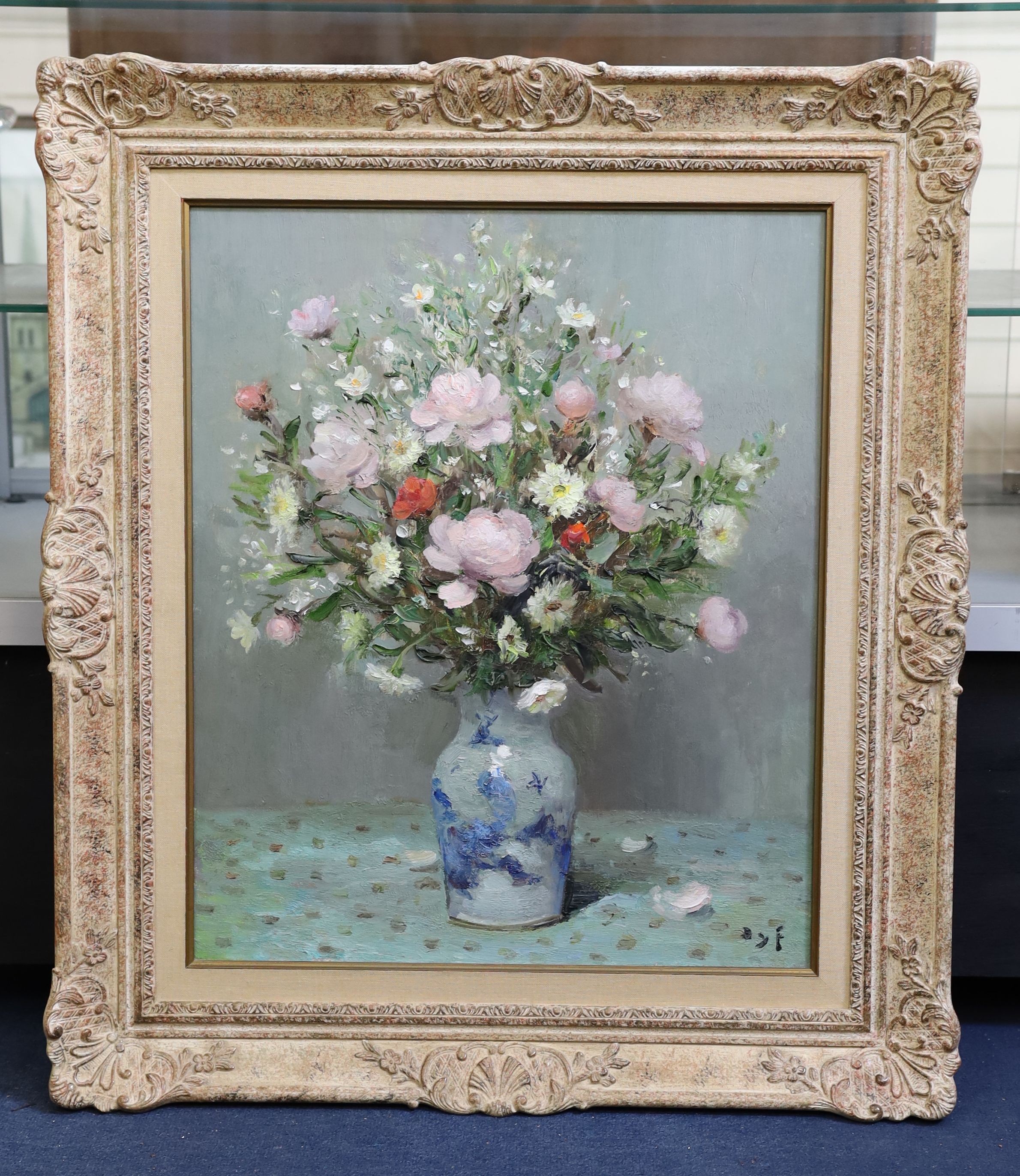 Marcel Dyf (French, 1899-1985), 'Pivoines', oil on canvas, 64 x 53cm